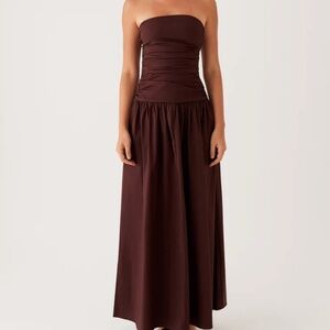 Peppermayo Exclusive - Carmel Maxi Dress - Brown